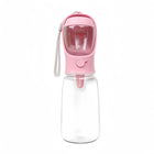 2-in-1 Portable Dog Water Bottle with Food Storage – Travel Feeder Bowl for Puppies & Small Dogs