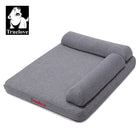 Truelove Orthopedic Memory Foam Dog Bed – 100% Linen Fabric Calming Bed with Removable Pillow & Washable Cover