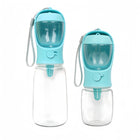 2-in-1 Portable Dog Water Bottle with Food Storage – Travel Feeder Bowl for Puppies & Small Dogs