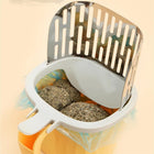 Stainless steel Cat Litter Shovel Scoop with Refill Bag for Pet Filter Toilet Picker Cat Supplies Cat Litter Box Self Cleaning
