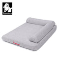 Truelove Orthopedic Memory Foam Dog Bed – 100% Linen Fabric Calming Bed with Removable Pillow & Washable Cover