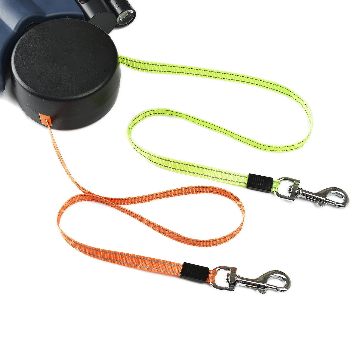 Retractable Dog Leash with LED Light (3M) - Reflective Nylon Puppy Lead for Small Dogs & Yorkies