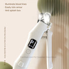 Safe 2-in-1 Dog & Cat Nail Clipper with Diamond Grinder - USB Type-C Rechargeable