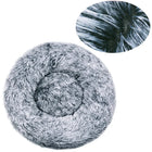 Calming Donut Dog Bed & Cat Cushion - Ultra Soft Plush Anti-Anxiety Pet Bed with Non-Slip Bottom
