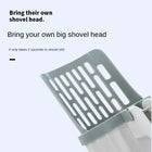 Cat Litter Scoop with Refill Bag – Long Handle Litter Shovel for Easy Cleaning
