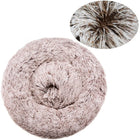 Calming Donut Dog Bed & Cat Cushion - Ultra Soft Plush Anti-Anxiety Pet Bed with Non-Slip Bottom