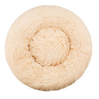 Calming Donut Dog Bed & Cat Cushion - Ultra Soft Plush Anti-Anxiety Pet Bed with Non-Slip Bottom