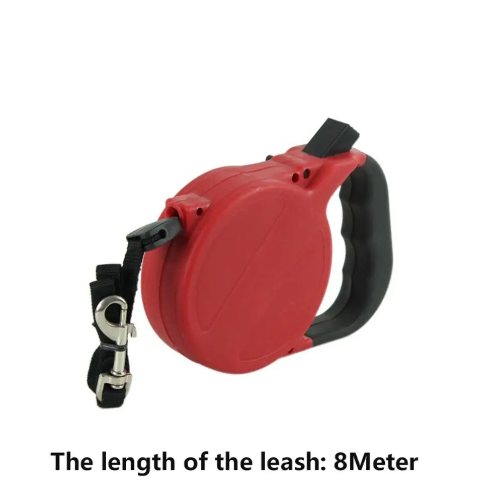 Retractable Dog Leash 8M - Automatic Extendable Dog Lead with One-Button Lock for Medium Large Dogs
