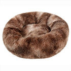 Calming Donut Dog Bed & Cat Cushion - Ultra Soft Plush Anti-Anxiety Pet Bed with Non-Slip Bottom