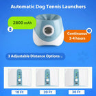 Automatic Dog Ball Launcher with 3 Distance Settings - Interactive Fetch Toy with 58mm ETPU Tennis Balls