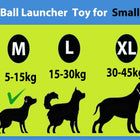 Automatic Dog Ball Launcher with 3 Distance Settings - Interactive Fetch Toy with 58mm ETPU Tennis Balls