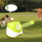 Mini Automatic Dog Ball Launcher with 3 Balls – Rechargeable Indoor Fetch Toy for Small Dogs