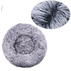 Calming Donut Dog Bed & Cat Cushion - Ultra Soft Plush Anti-Anxiety Pet Bed with Non-Slip Bottom