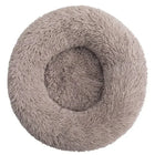 Calming Donut Dog Bed & Cat Cushion - Ultra Soft Plush Anti-Anxiety Pet Bed with Non-Slip Bottom