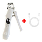 Safe 2-in-1 Dog & Cat Nail Clipper with Diamond Grinder - USB Type-C Rechargeable