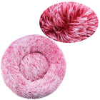 Calming Donut Dog Bed & Cat Cushion - Ultra Soft Plush Anti-Anxiety Pet Bed with Non-Slip Bottom
