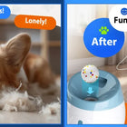 Automatic Dog Ball Launcher with 3 Distance Settings - Interactive Fetch Toy with 58mm ETPU Tennis Balls