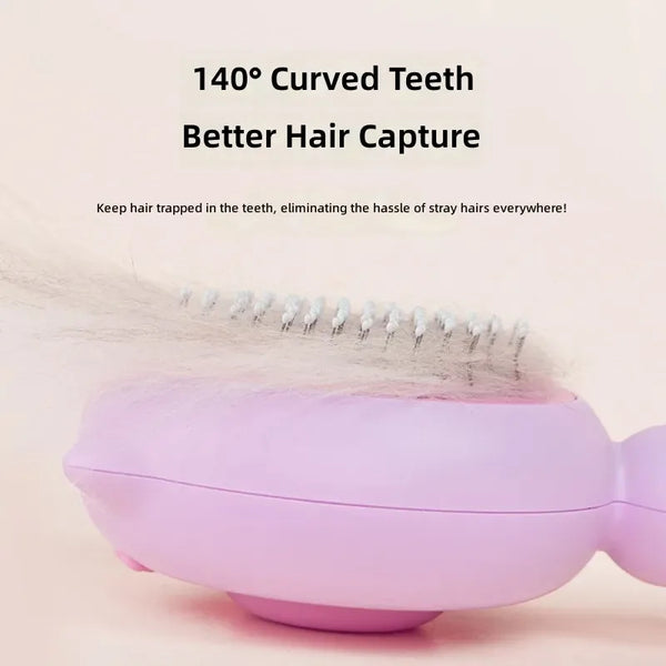 Pet Grooming Open Knot Cat Dog Self Cleaning Needle Comb Brush For Floating Hair Removal Grooming Tool Pet Accessories