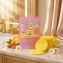 Kojic Acid Pads Gentle Exfoliating Cleansing Pad 40 Pieces