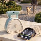 Foldable Dog Pooper Scooper with Waste Bag Dispenser – Portable Handheld Poop Scoop for Walking & Travel